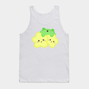 Kawaii stars and frog Tank Top